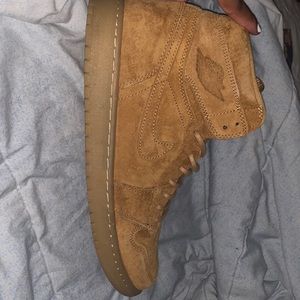 Wheat air Jordan 1